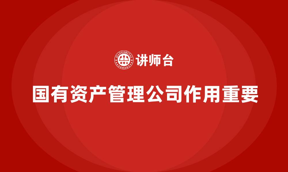 文章国有资产管理有限公司是什么性质的缩略图