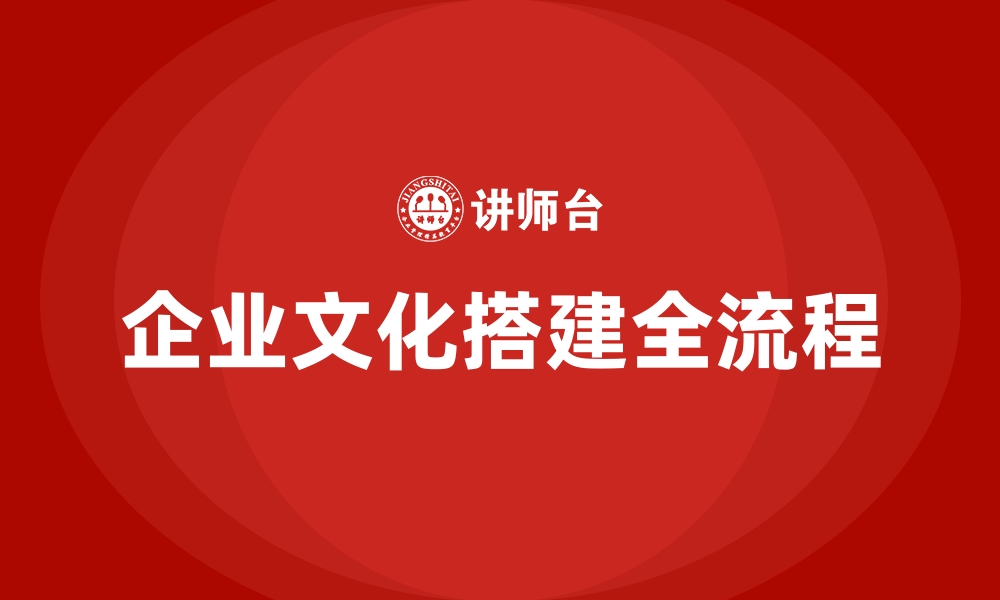 企业文化搭建全流程