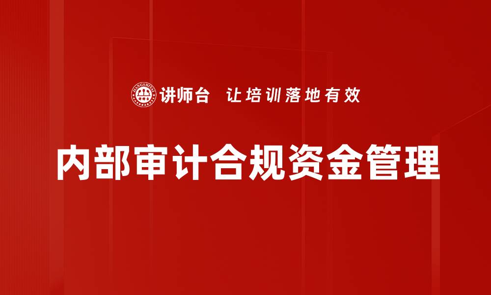 内部审计合规资金管理