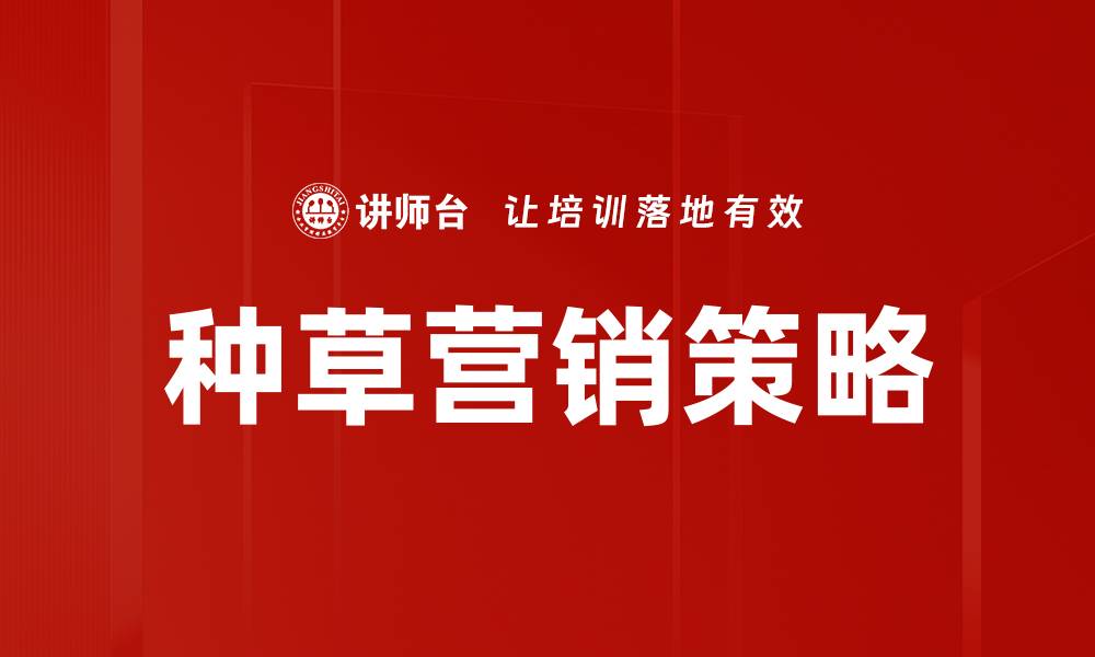 文章种草营销实践：提升品牌曝光与销售的有效策略的缩略图