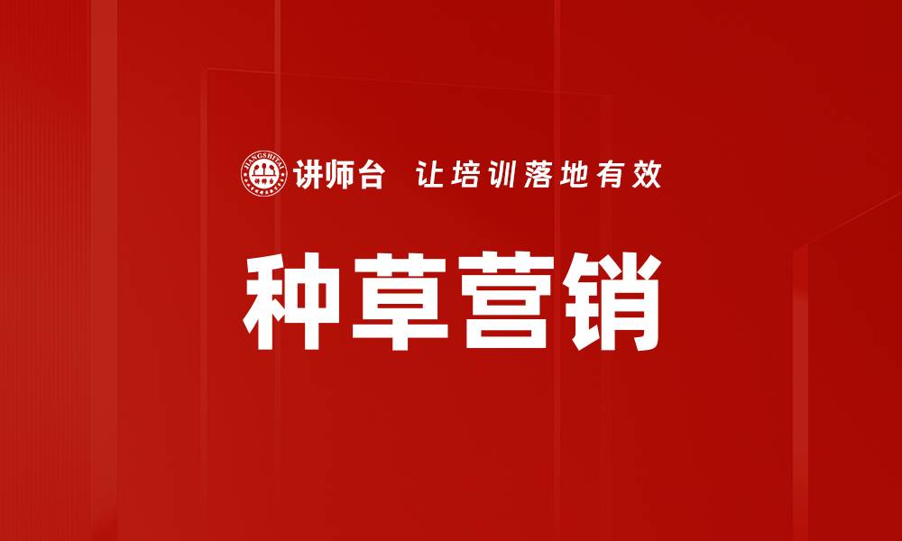 文章有效种草营销实践提升品牌影响力的方法的缩略图