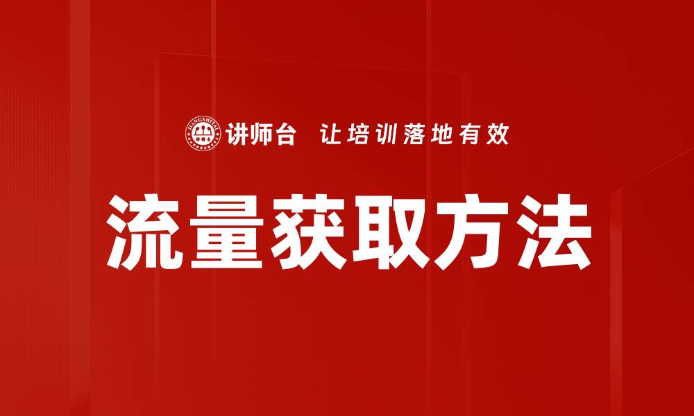 文章掌握流量获取方法，助力网站快速增长的缩略图