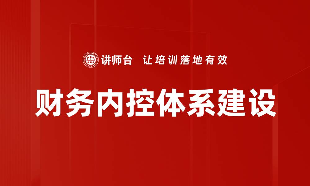 财务内控体系建设