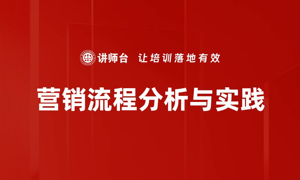 营销流程分析与实践