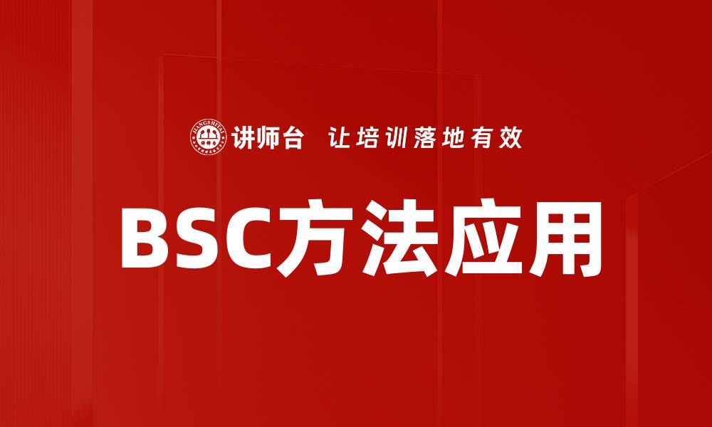 BSC方法应用