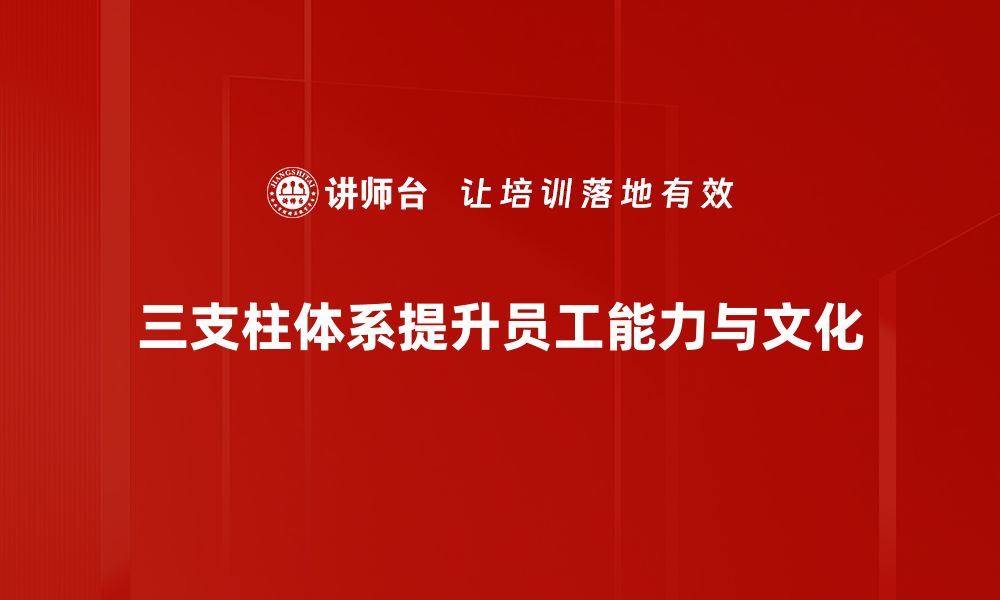 文章探秘三支柱体系：构建稳健财富管理新模式的缩略图