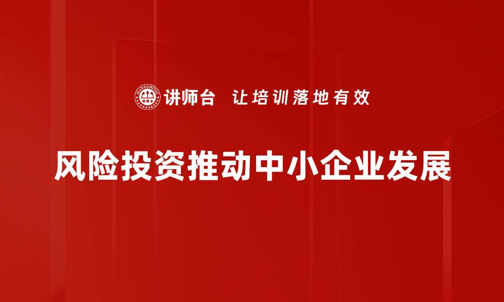 风险投资推动中小企业发展