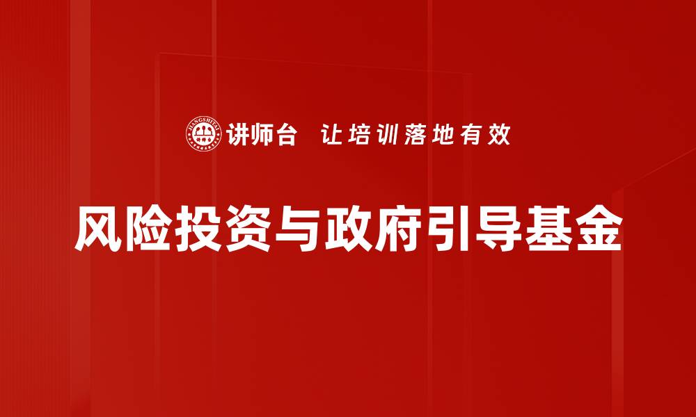 风险投资与政府引导基金