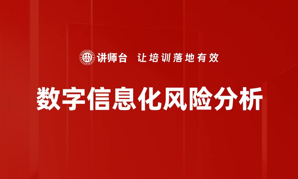 数字信息化风险分析