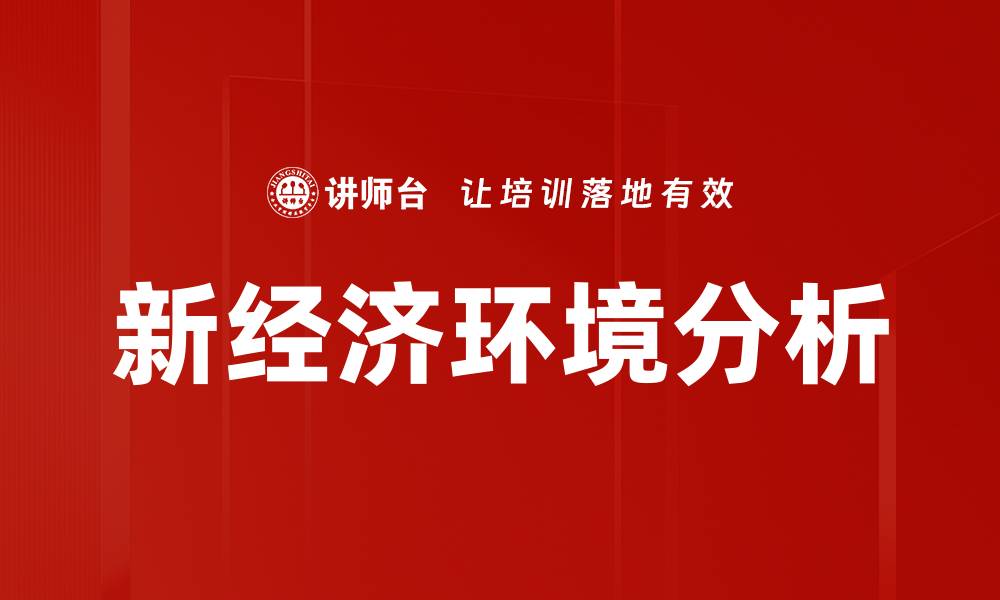 新经济环境分析