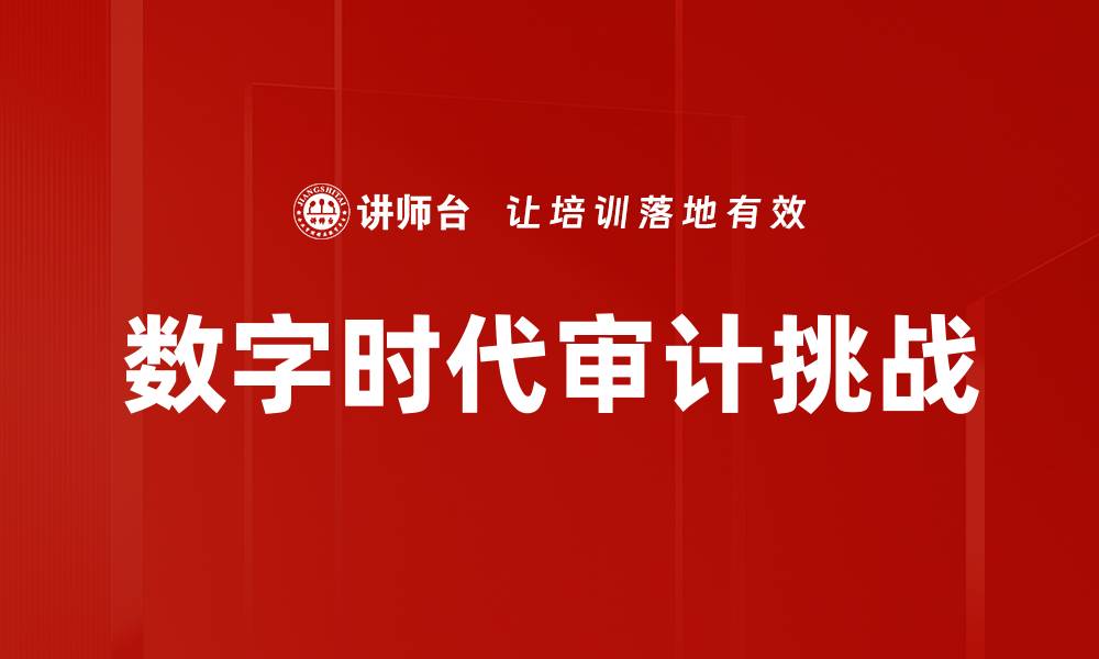 数字时代审计挑战