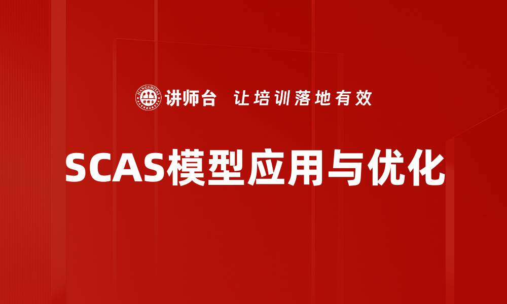 SCAS模型应用与优化