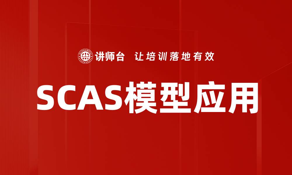 SCAS模型应用