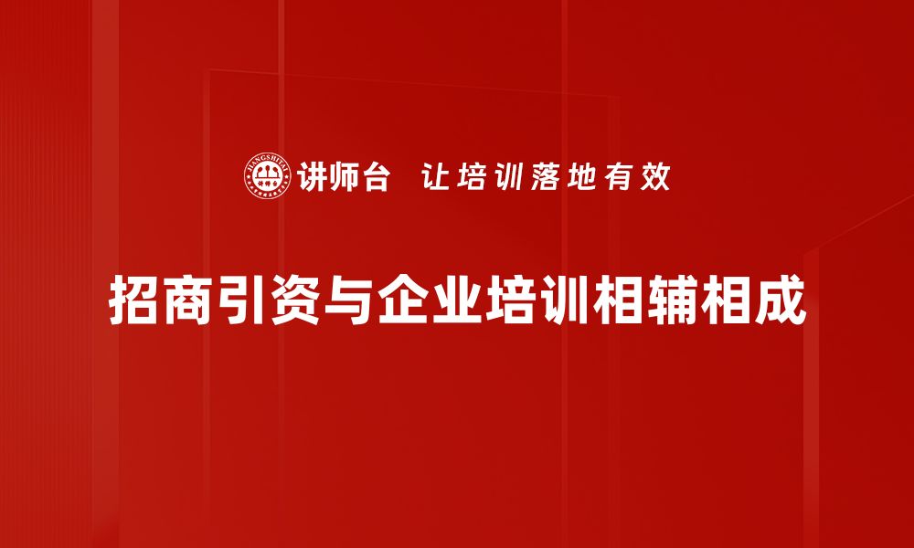 文章招商引资案例解析：成功背后的秘诀与策略的缩略图