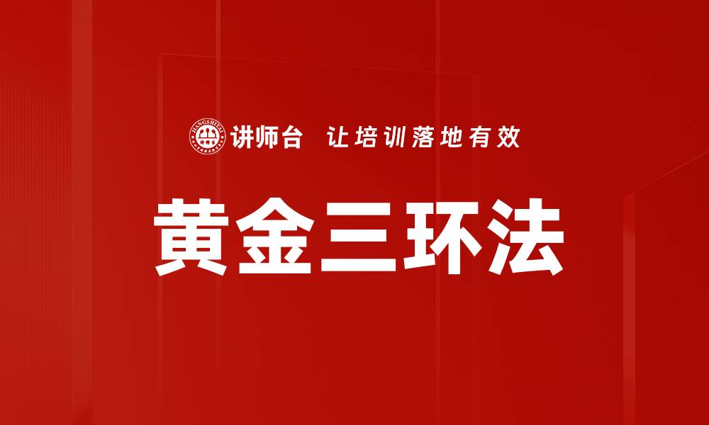 文章掌握黄金三环法，提升你的营销策略效果的缩略图