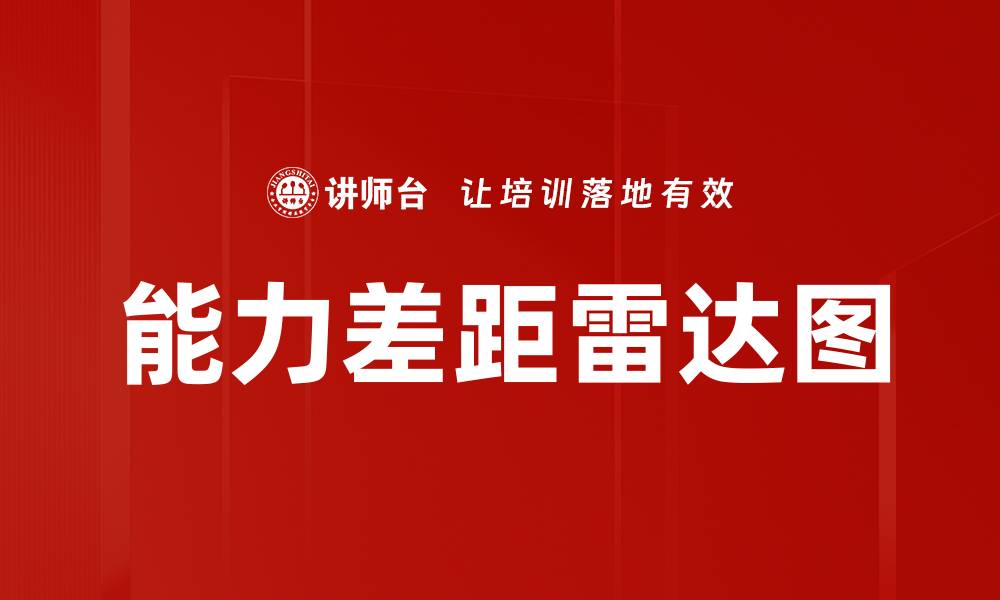 文章能力差距雷达图：揭示团队潜力的关键工具的缩略图