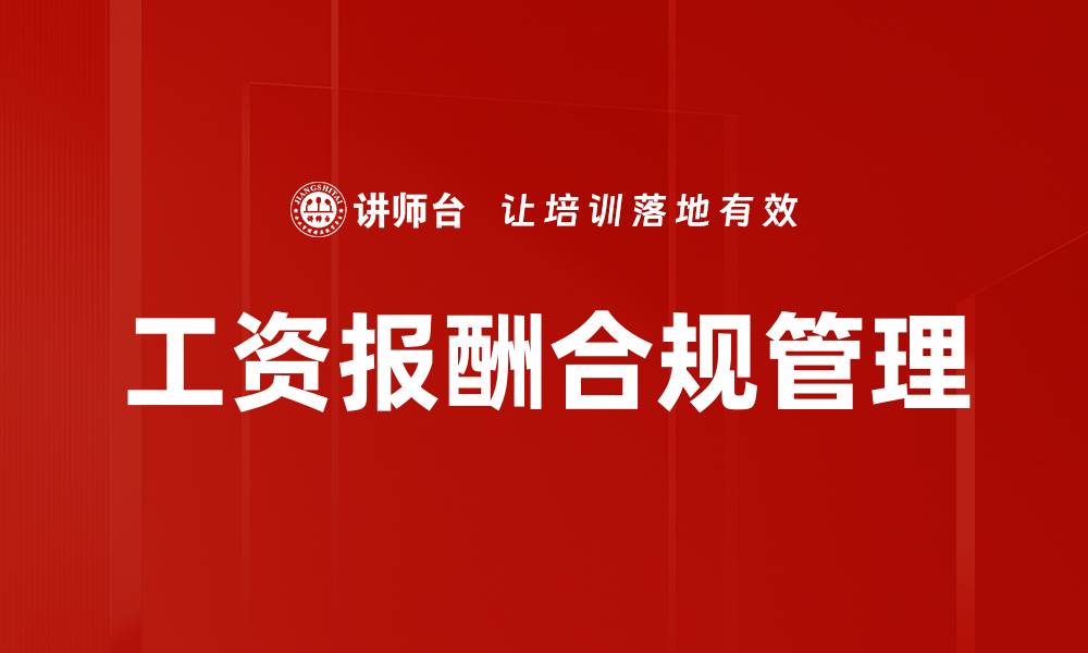 文章工资报酬合规的重要性与实施策略解析的缩略图