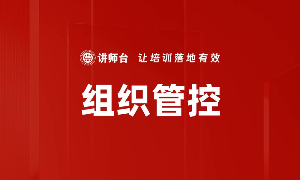 文章提升企业效率的组织管控策略与实践探讨的缩略图