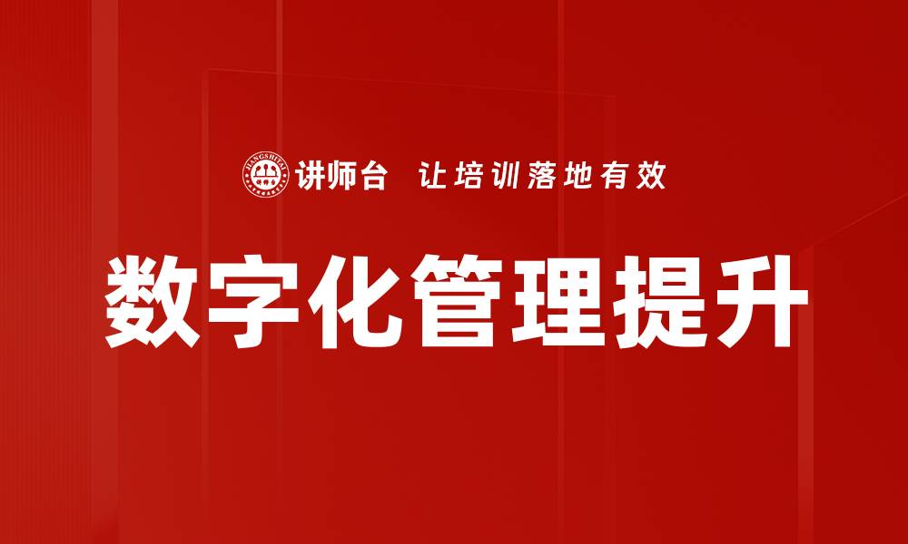 数字化管理提升