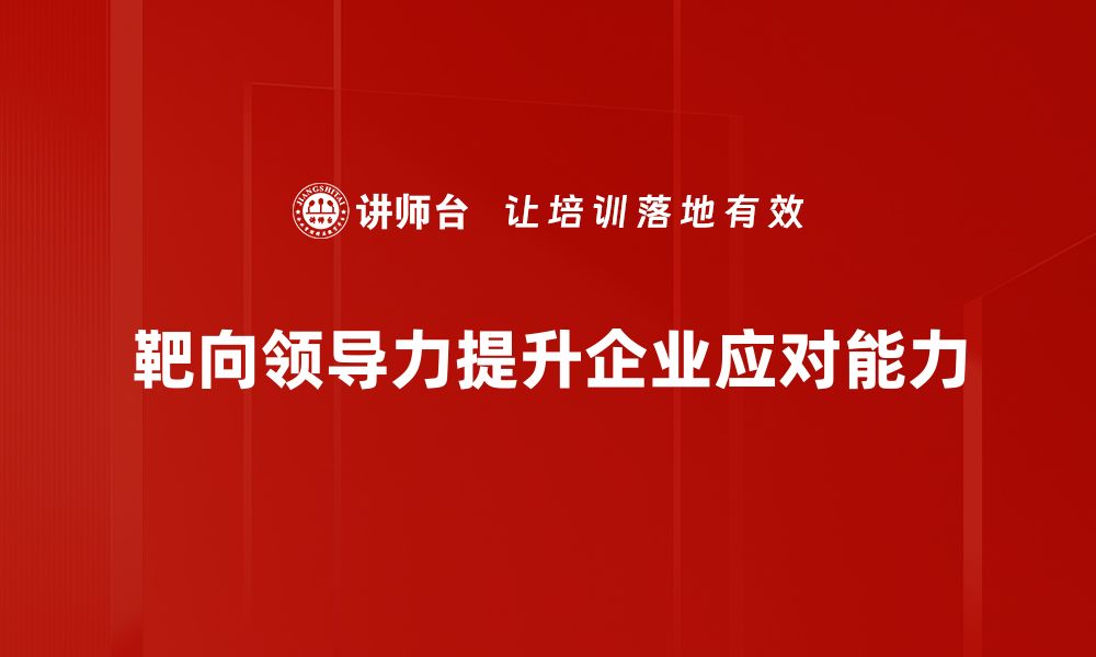 靶向领导力提升企业应对能力