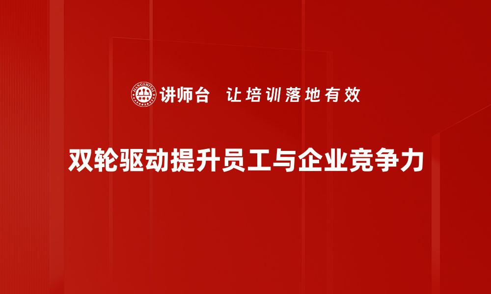 文章双轮驱动助力企业腾飞，提升竞争力的新策略的缩略图