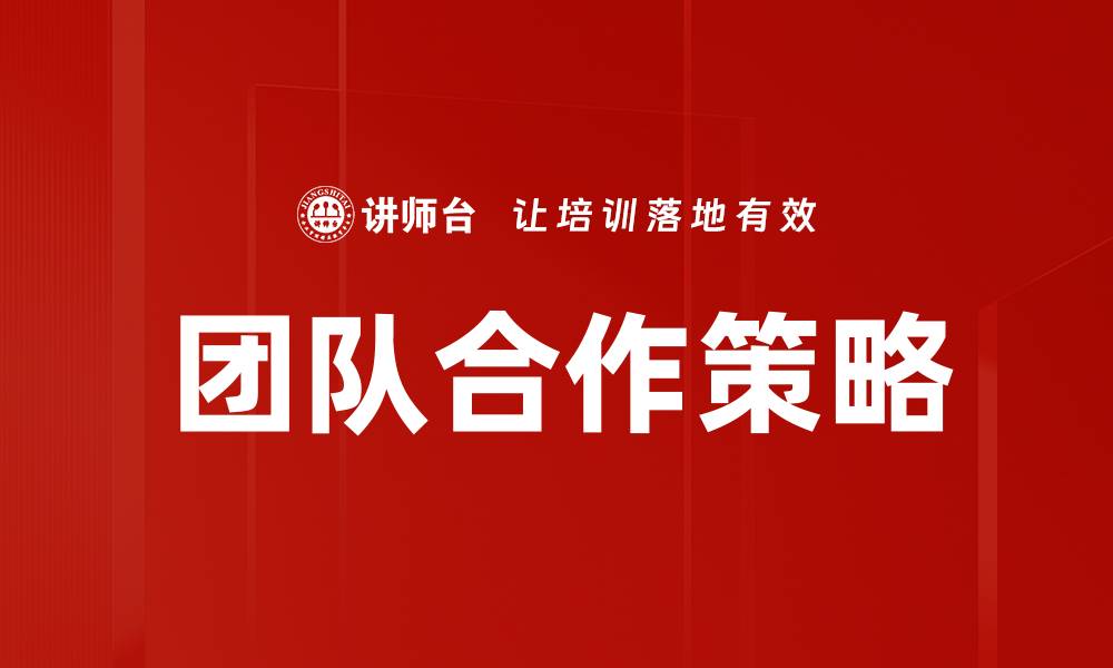 团队合作策略