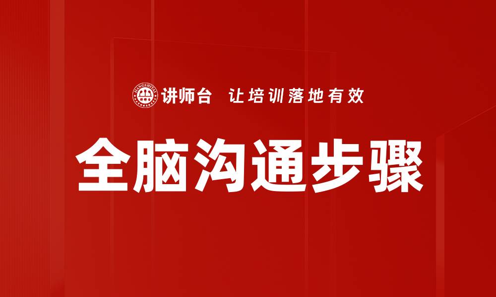 文章掌握沟通四步骤，提升人际交往技巧的缩略图