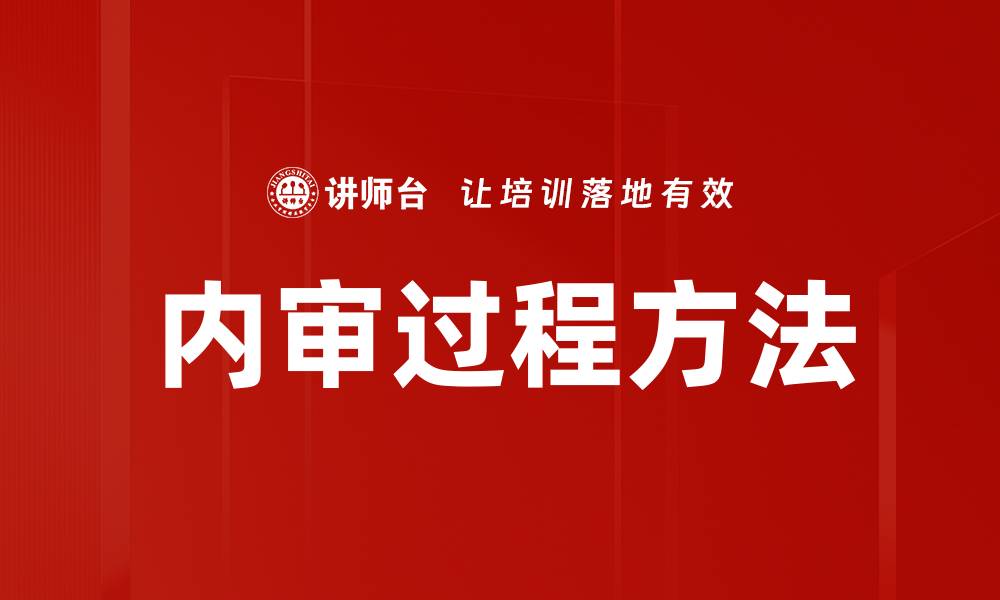 内审过程方法