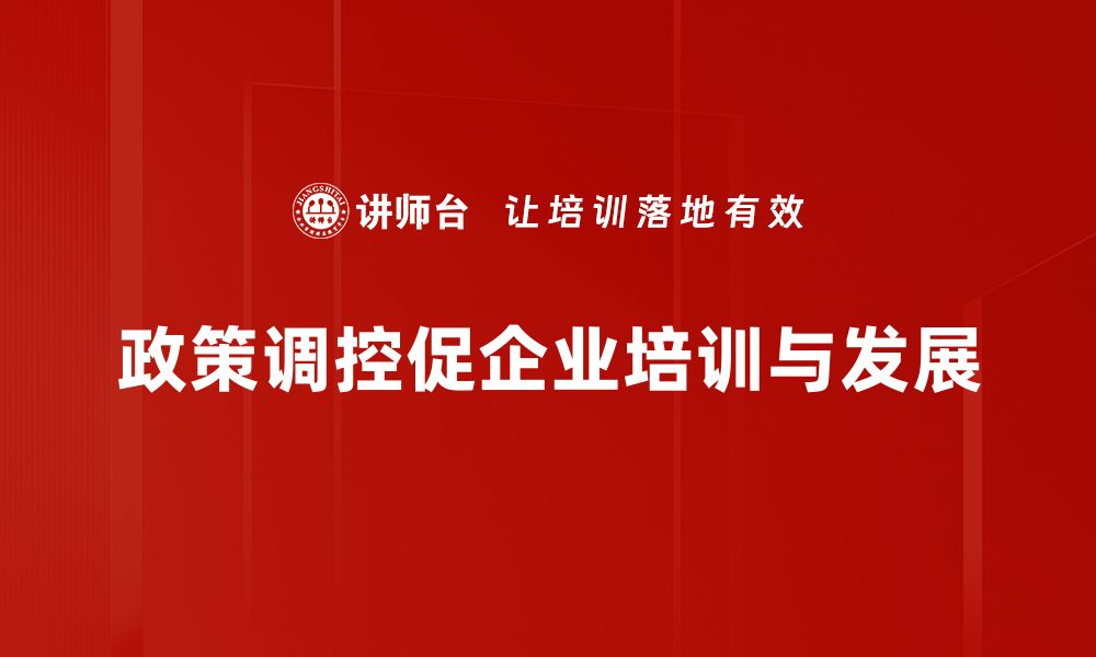 文章政策调控措施解析：应对经济波动的利器与挑战的缩略图