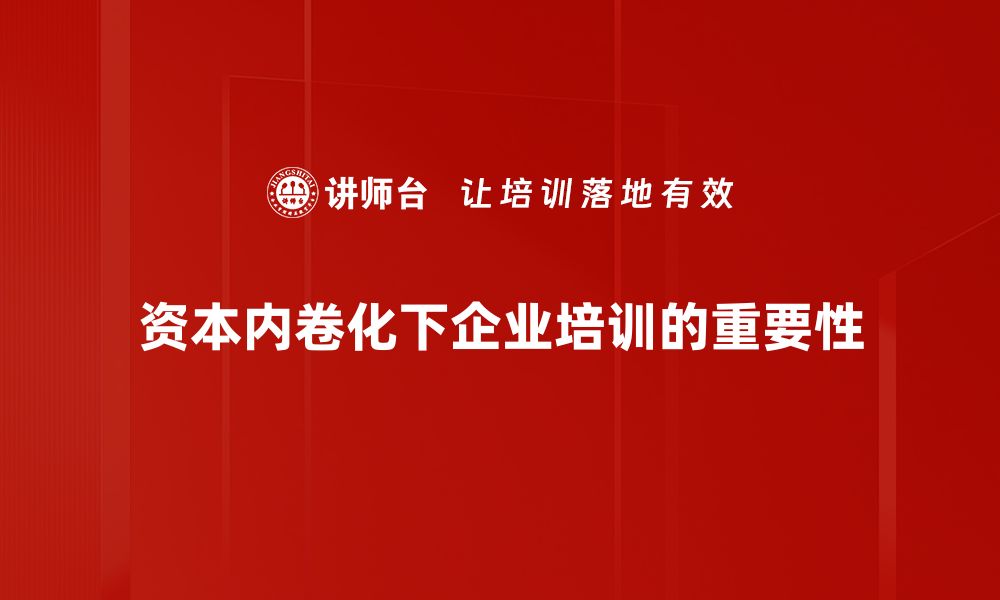 文章资本内卷化：解读当代经济新现象的深层影响的缩略图