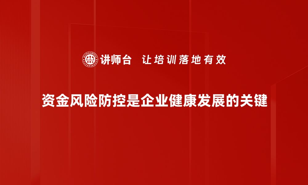 文章资金风险防控：企业如何构建有效的风险管理体系的缩略图