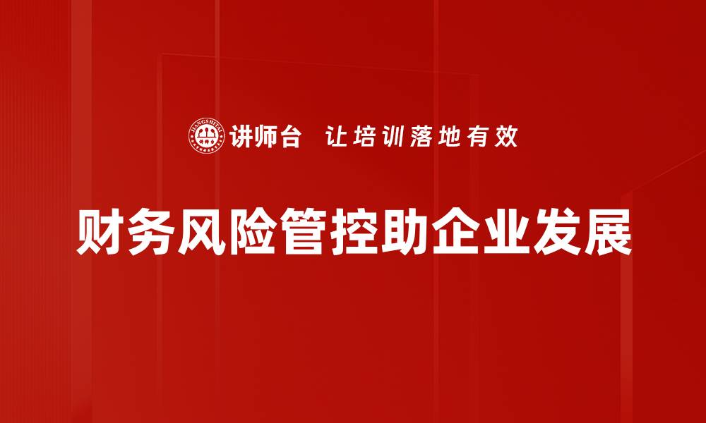 文章财务风险管控：企业稳健发展的关键策略的缩略图