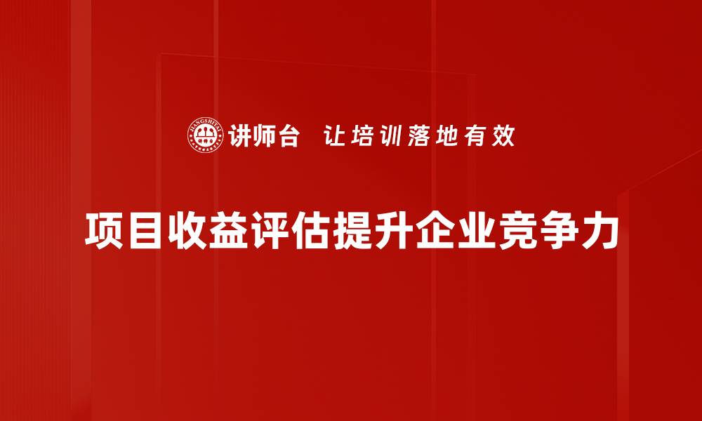 项目收益评估提升企业竞争力