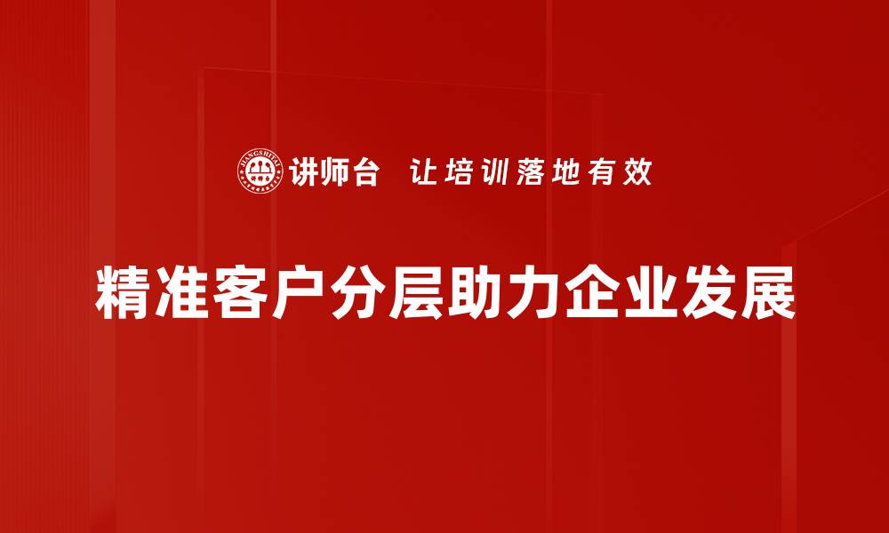 文章精准客户分层：提升营销效果的秘密武器的缩略图