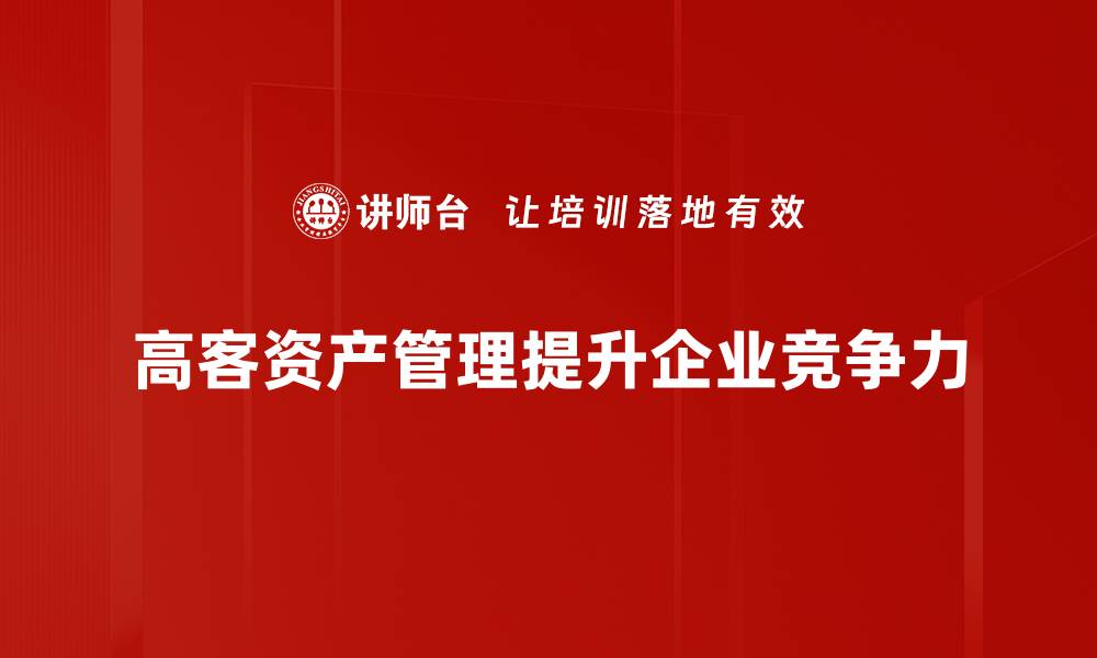 文章高客资产特点解析：如何抓住财富增长机遇的缩略图