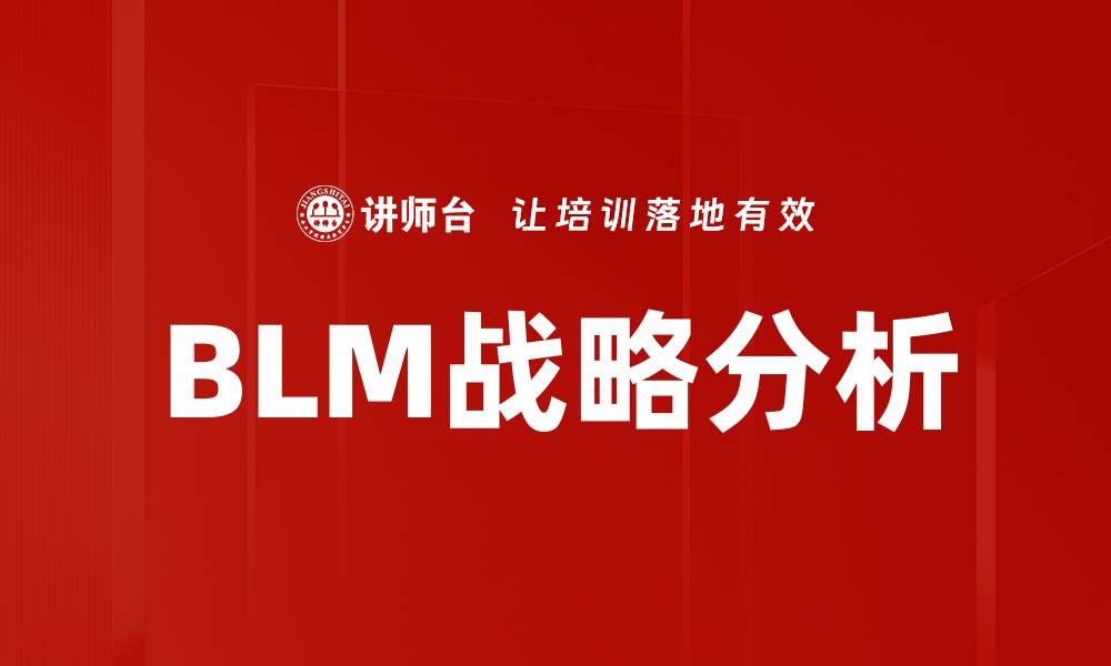 BLM战略分析