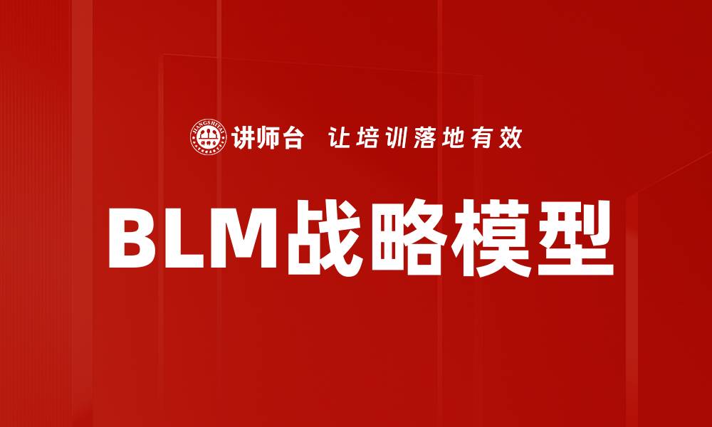 BLM战略模型