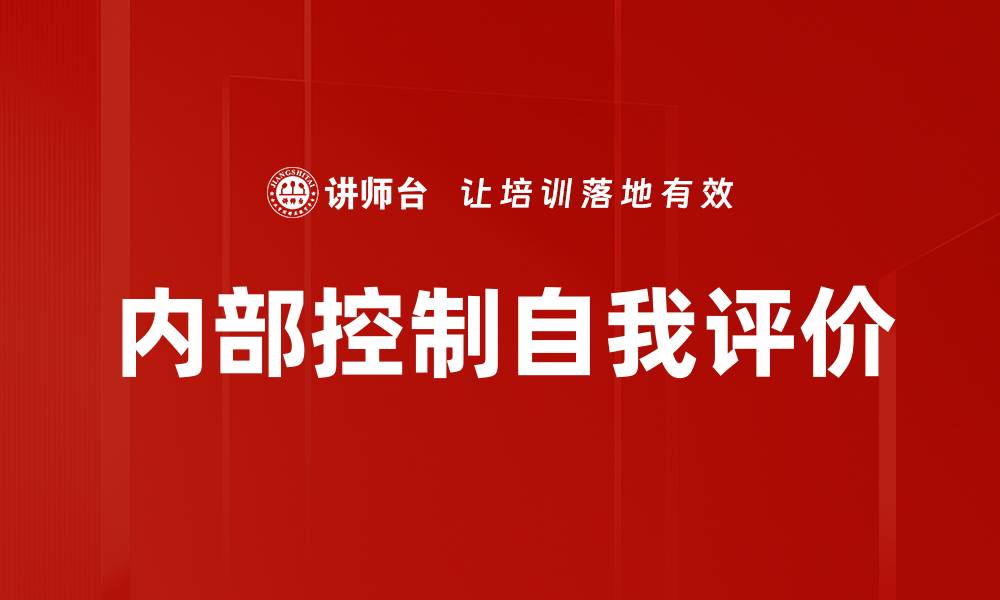 内部控制自我评价