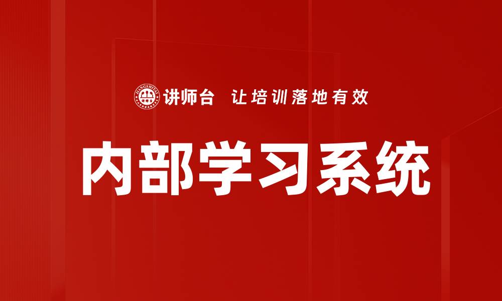 内部学习系统