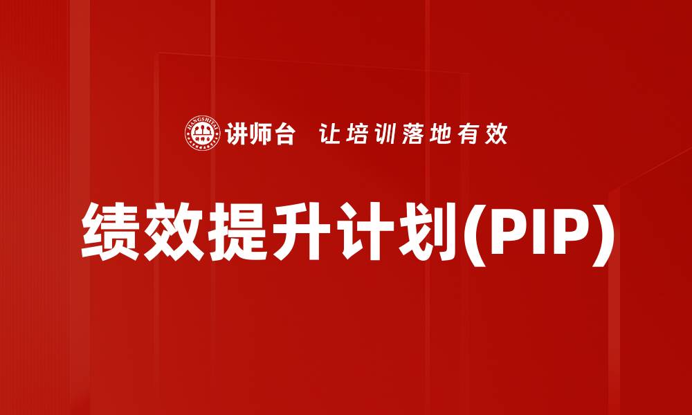 绩效提升计划(PIP)