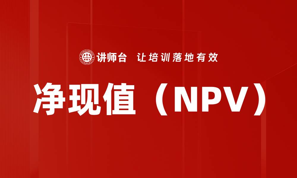 净现值（NPV）