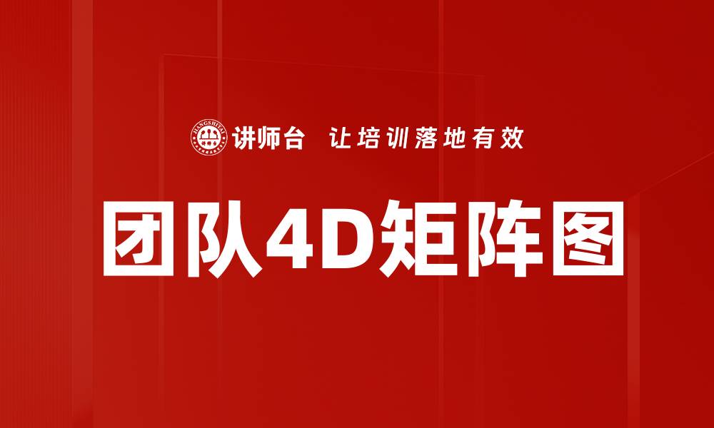 团队4D矩阵图