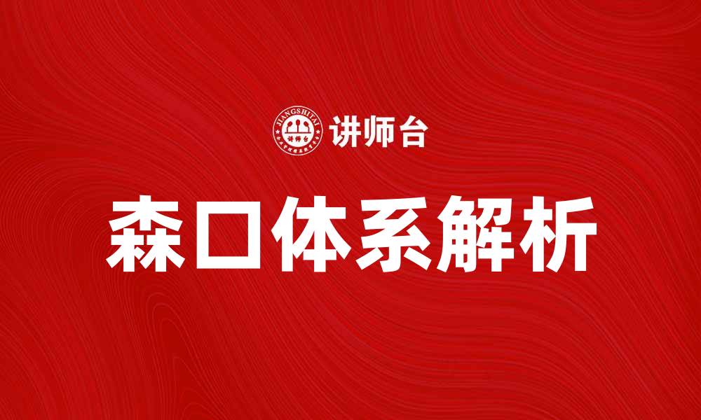 森口体系解析