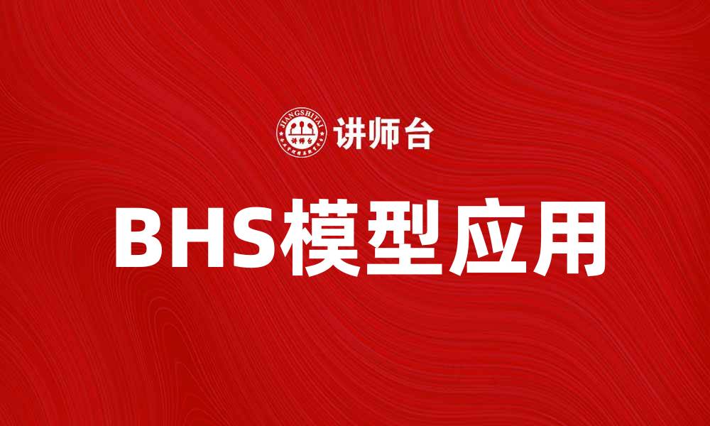 BHS模型应用