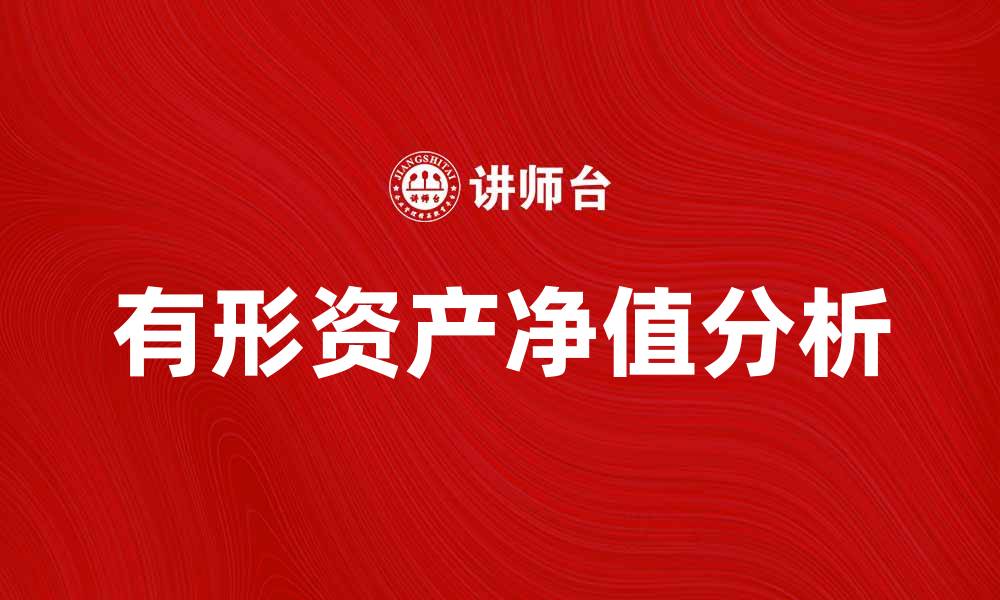 有形资产净值分析