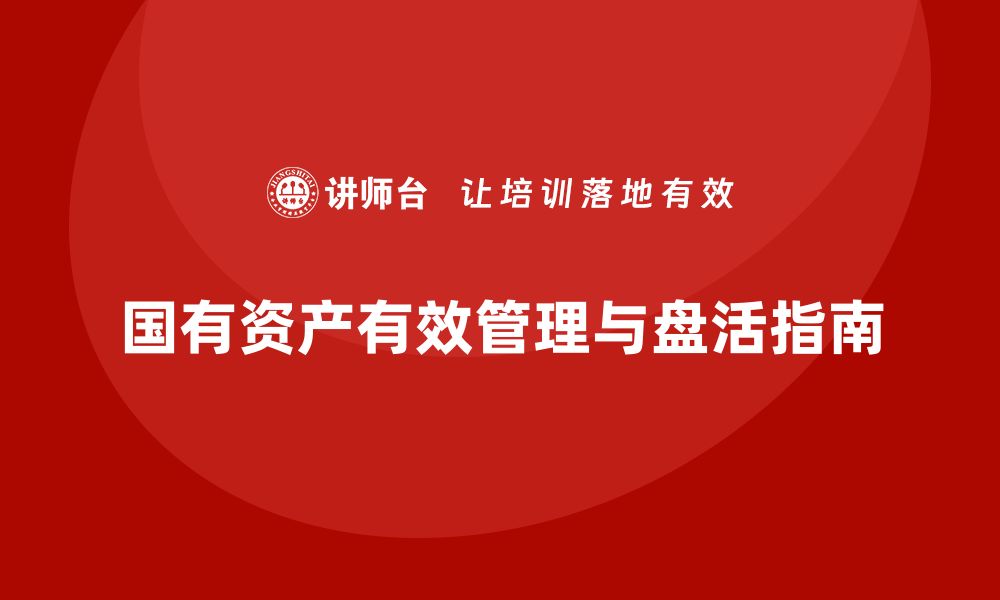 文章国有资产盘活实施方案培训全解析与实操指南的缩略图