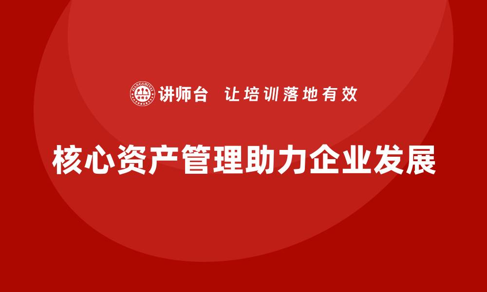 文章核心资产管理在企业发展中的重要性与策略分析的缩略图