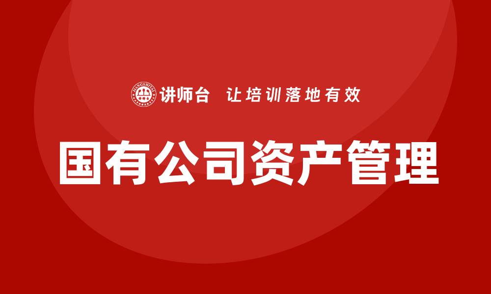 国有公司资产管理