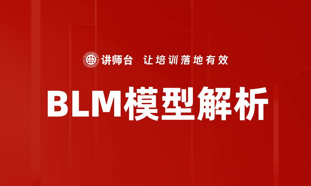 BLM模型解析