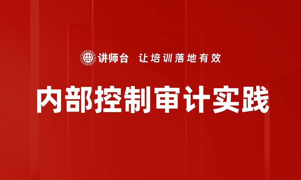 文章内部控制审计实践的缩略图